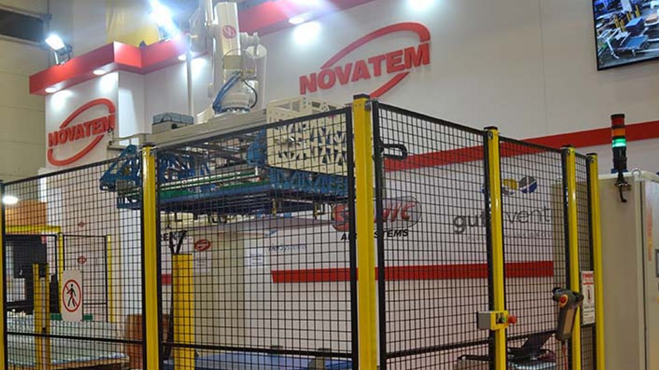1 saatte 15 bin şişe paletliyor