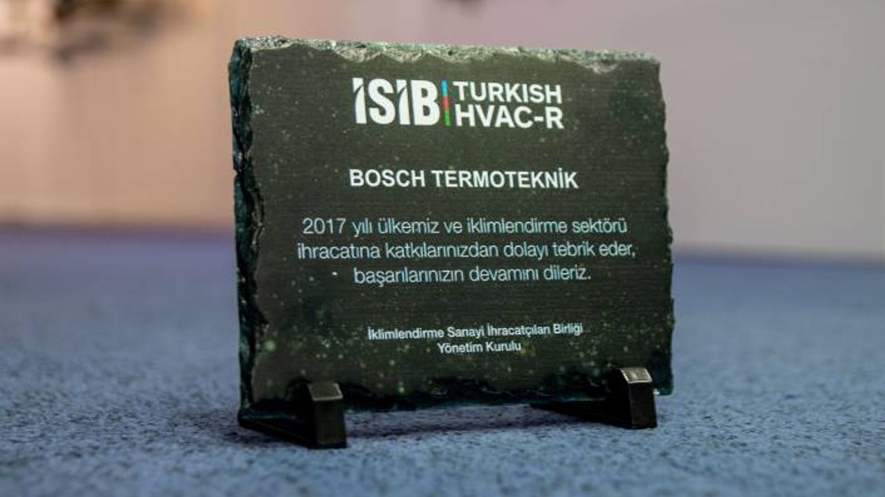 BoschTermoteknik iki ayrı ödülle başarısını taçlandırdı