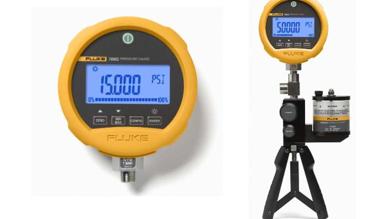 Fluke’un yeni 700G modeli, hassas basınç testi imkanı sağlıyor