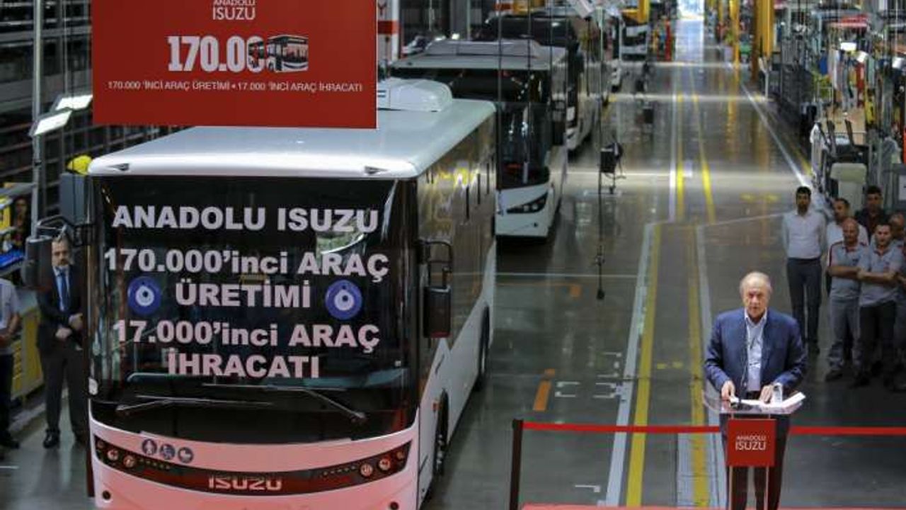 Anadolu Isuzu'nun 170 bininci aracı banttan indi