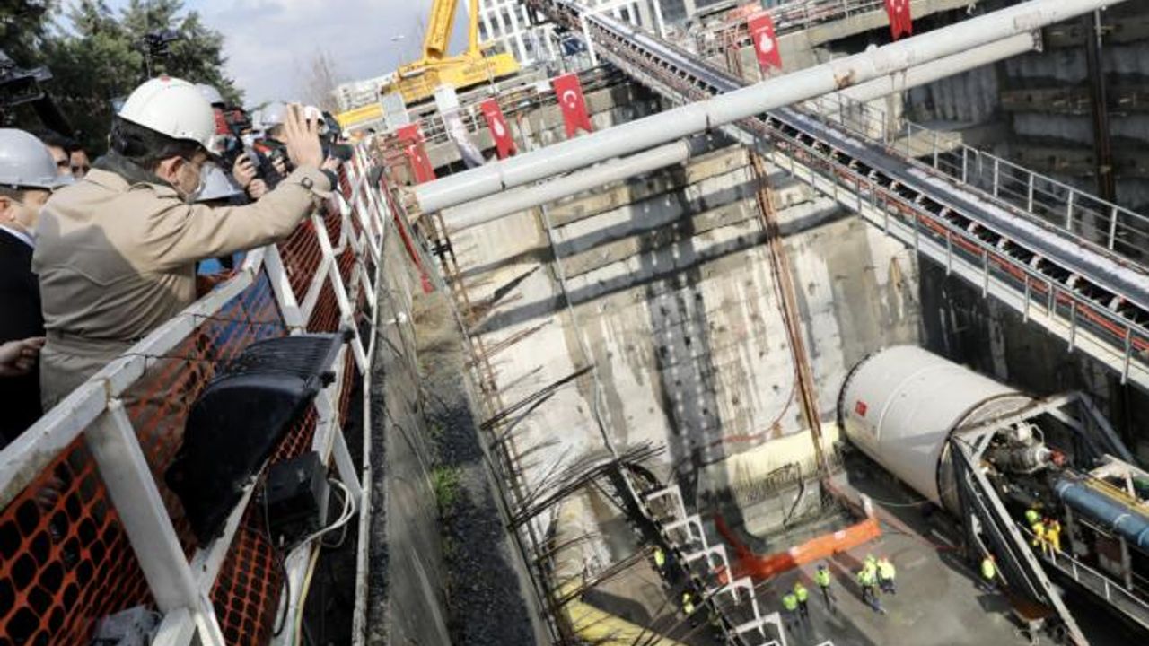 SANCAKTEPE METRO HATTI'NDA 2. TBM KAZIYA BAŞLANDI