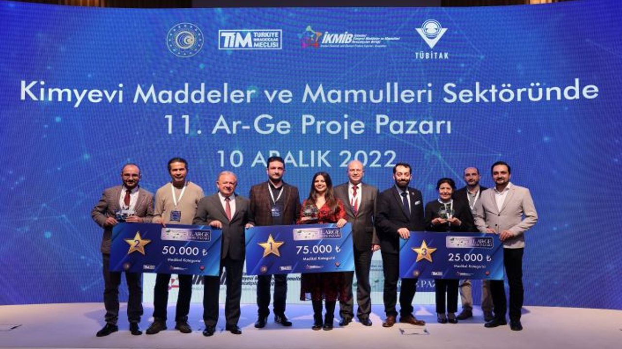 11. KİMYA AR-GE PROJE PAZARI’NDAN  900 BİN LİRA ÖDÜL