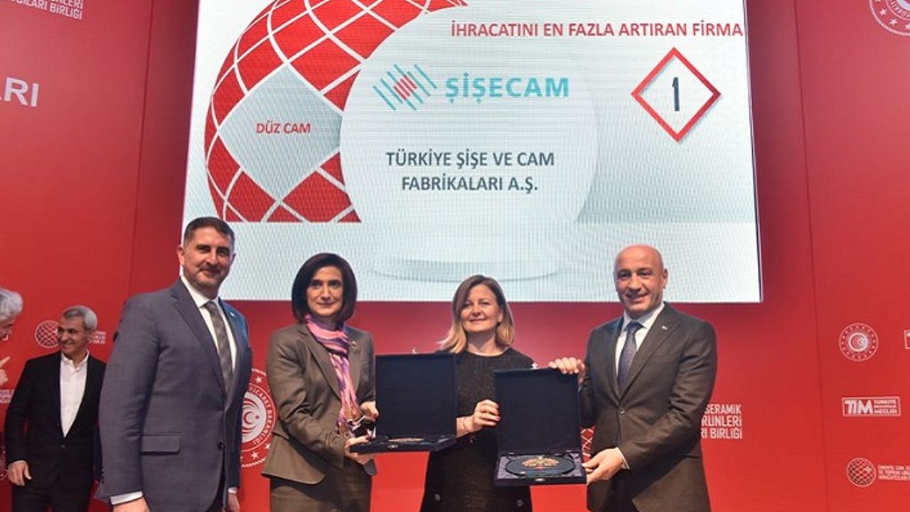 ŞİŞECAM 4 KATEGORİDE İHRACAT ŞAMPİYONU OLDU