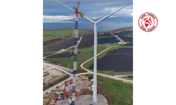 Dev Portatif Türbin Bandırma’da Yükseldi