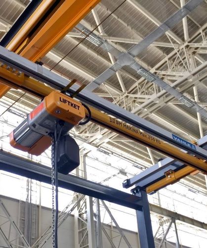 Kompakt Yapı, Esnek Kullanım: BKB / ALUBKB Köprülü Vinç Sistemleri