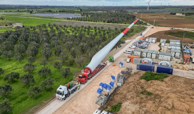 Geotrasporti, Zorlu Rüzgar Türbini Taşımasını Başarıyla Tamamladı