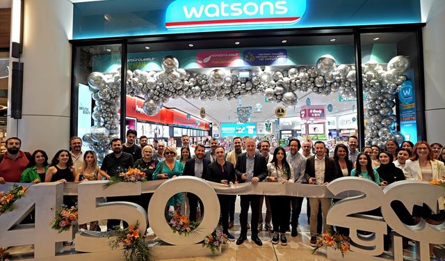 Watsons Türkiye, 450. Mağazasını Sürdürülebilir Konseptle Açtı
