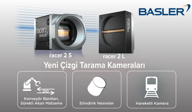 Basler'den Yeni Çizgi Tarama Kameraları