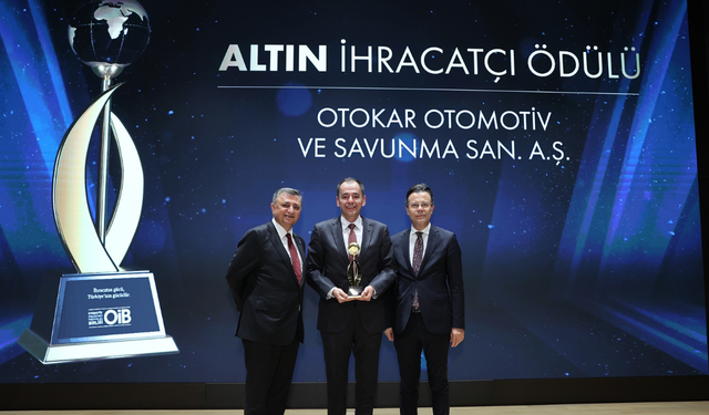 Altın İhracatçı Ödülünün Sahibi Oldu