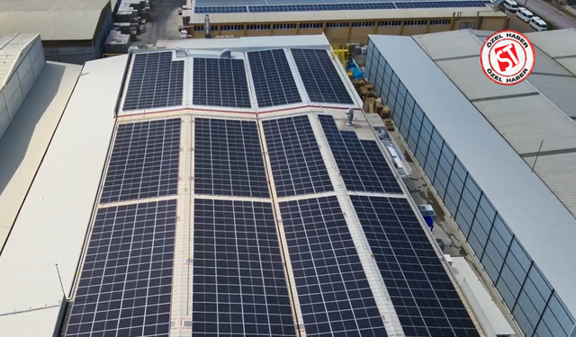 Sanayi Tesisinde Güneş Enerjili Üretim Dönemi Başladı