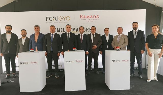 FCR GYO Otel Projesinin Temelini Attı