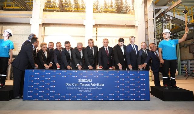Şişecam Tarsus’taki Yeni Enerji Camı Hatlarını Devreye Aldı