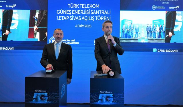 Sivas’taki dev GES yatırımını 5G ile İstanbul’dan açtı