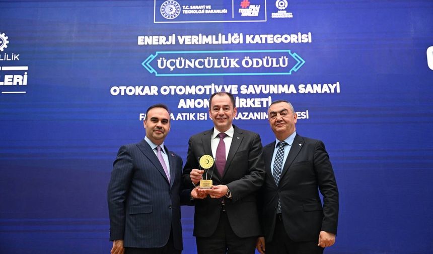 Otokar, Enerji Verimliliği Ödülü’ne Layık Görüldü