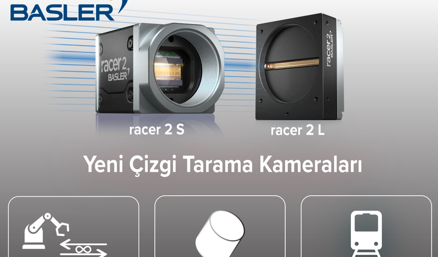 BASLER'DEN YENİ ÇİZGİ TARAMA KAMERALARI