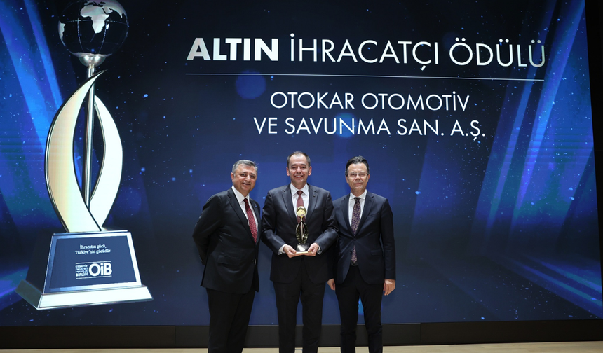 ALTIN İHRACATÇI ÖDÜLÜNÜN SAHİBİ OLDU