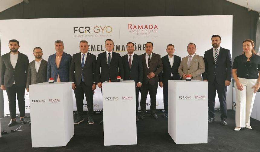 FCR GYO Otel Projesinin Temelini Attı