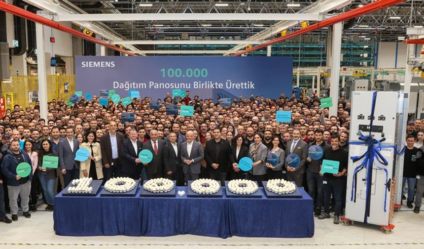 Gebze Fabrikası'nda 100.000’inci Orta Gerilim Panosu Üretildi