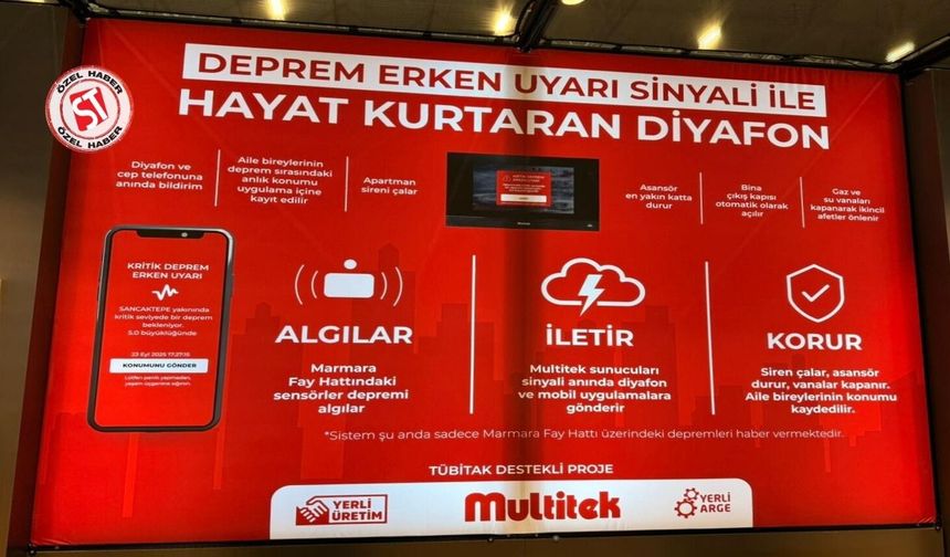 Multitek’ten Deprem Erken Uyarı Entegrasyonu