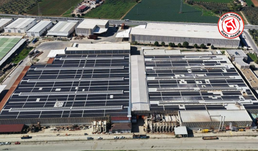 ÇATISINA KURDUĞU GES İLE GELECEĞİNİ AYDINLATIYOR