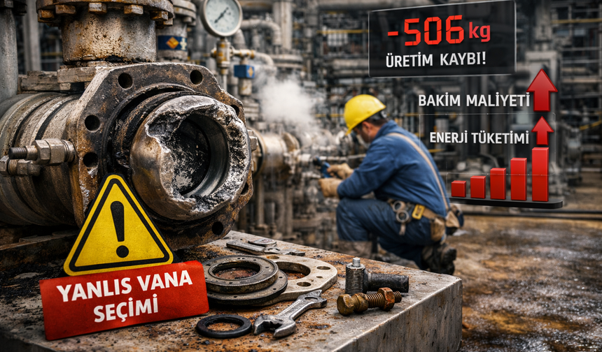 YANLIŞ VANA SEÇİMİNİN PROSES MALİYETİNE ETKİSİ: BİR VAKA ANALİZİ