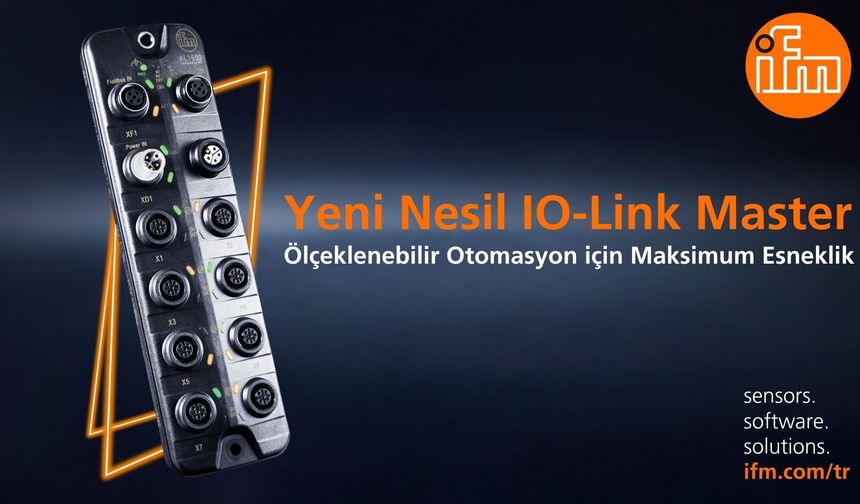 ifm’den YENİ NESİL IO-LİNK MASTER