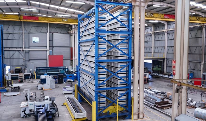 SAC METAL İŞLEMEDE GİZLİ MALİYET: AĞIR YÜK DİKEY DEPOLAMA İLE PROSES ENTEGRASYONU