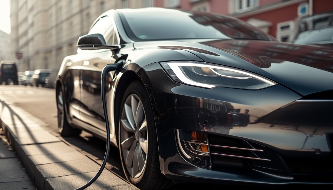Luxury Sports Car Modern City Streets Generated By Ai