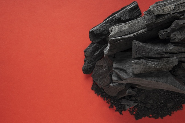 Still Life Ashes With Charcoal